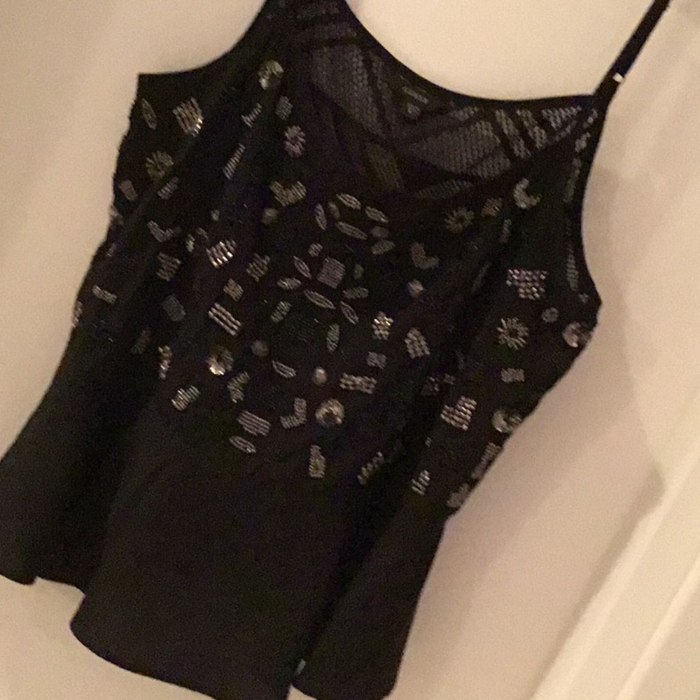 Black guess cami top